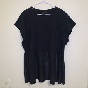 ASOS curve short sleeve blouse